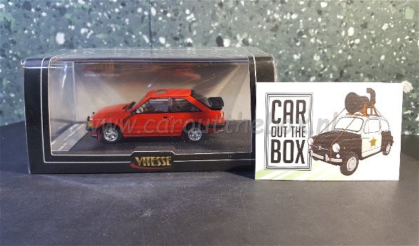 Ford Escort MKIII xr3i rood 1:43 Triple 9 - 4