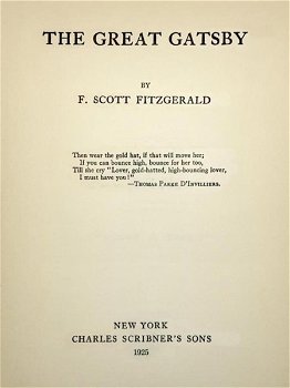 The Great Gatsby by Francis Scott Fitzgerald - 3