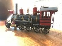 Locomotive , gemaakt van antiek ijzer,schaalmodel-trein - 3