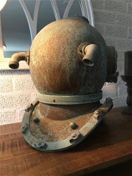 Robuuste duikhelm, gemaakt van ijzer , duikhelm ,helm - 7