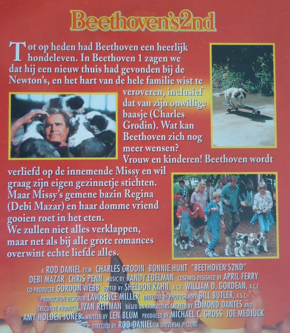 De films Beethoven en Beethoven's 2nd op nieuwe VHS-video. - Afbeelding 3