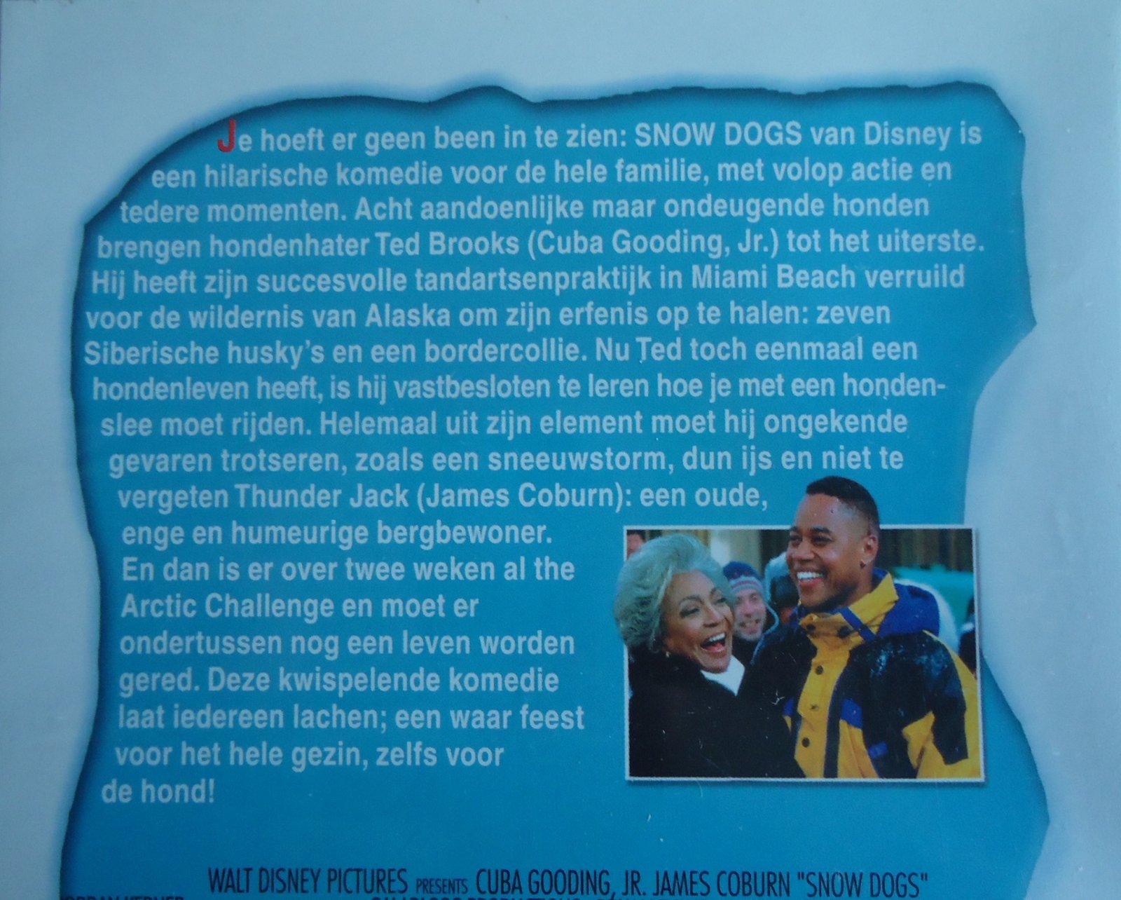 Te koop de Disney-speelfilm Snow Dogs op nieuwe VHS-video. - Afbeelding 2