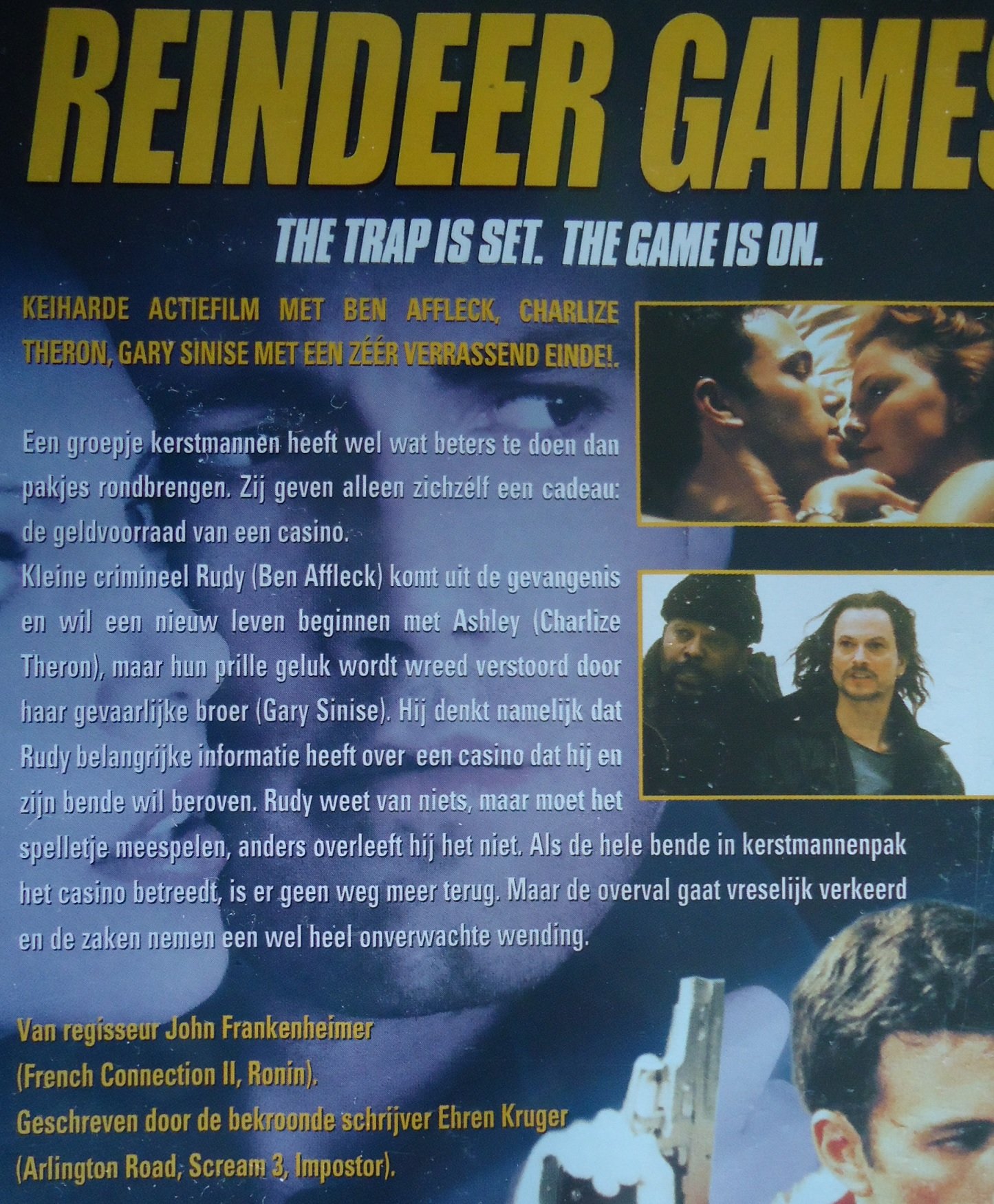 De film Reindeer Games met Ben Affleck op nieuwe VHS-video. - Afbeelding 2