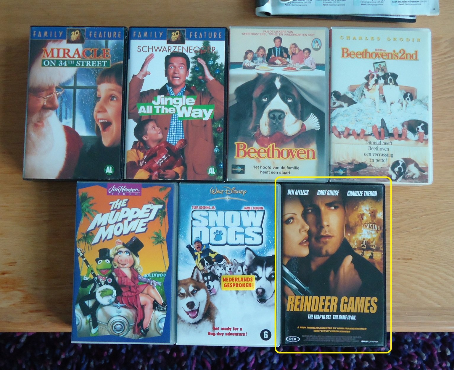 De film Reindeer Games met Ben Affleck op nieuwe VHS-video. - Afbeelding 4
