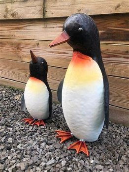 Set van 2 Pinguïns , moeder & jong , pinquns - 0