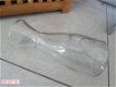 Hoge glazen karaf met een inhoud van 1 liter (hoogte: 26 cm) - 3 - Thumbnail