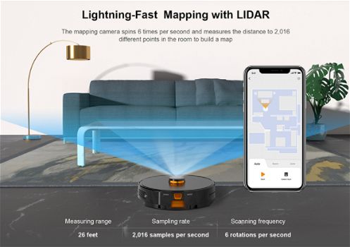 Imou Robot Vacuum Cleaner with Intelligent Dust Collector - 3