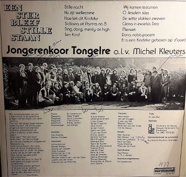 LP - Jongerenkoor Tongelre - Een ster bleef stille staan - 1