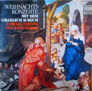 LP - Weihnachtskonzerte- Corelli, Tartini, Pez, Manfredini - 0