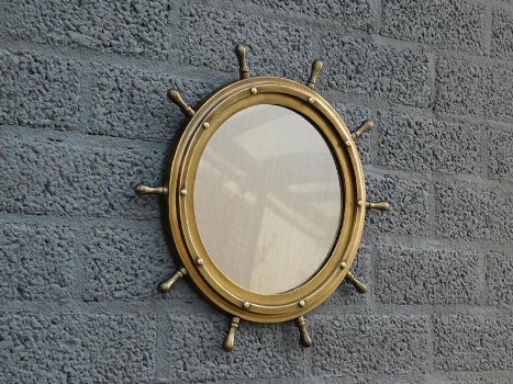 Spiegel in de vorm van een Stuurwiel , spiegel , kado - 4