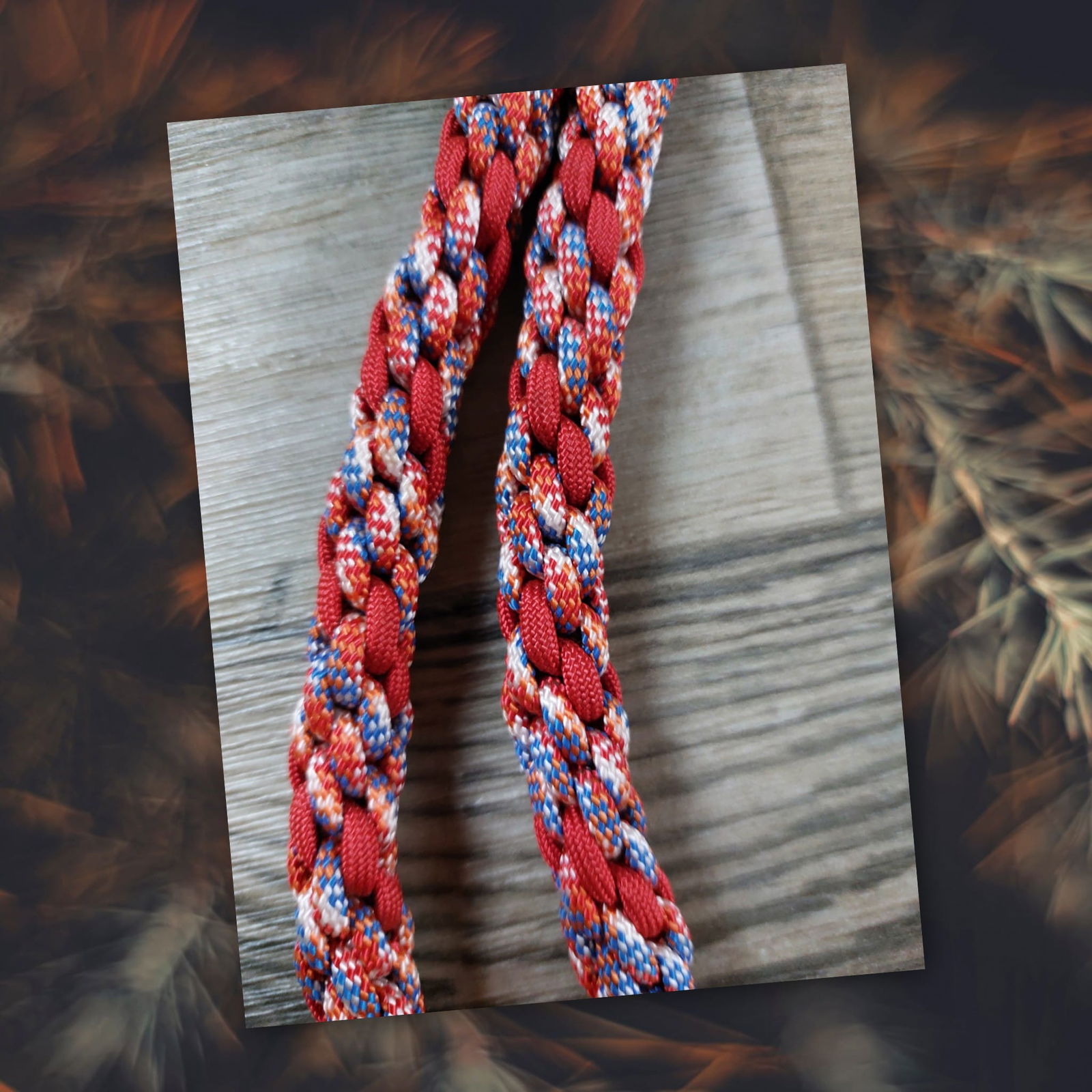 Halster touw van paracord - Afbeelding 2