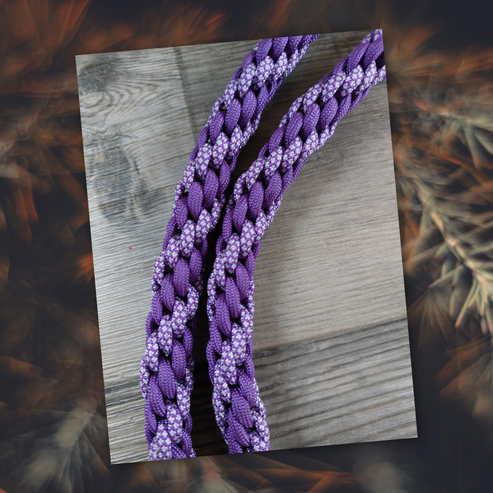 Halster touw van paracord - Afbeelding 2