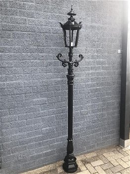 Buitenlamp,parklamp, lantaarn aluminium, 215 cm-zwart - 2