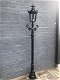 Buitenlamp,parklamp, lantaarn aluminium, 215 cm-zwart - 2 - Thumbnail