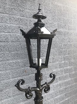 Buitenlamp,parklamp, lantaarn aluminium, 215 cm-zwart - 4