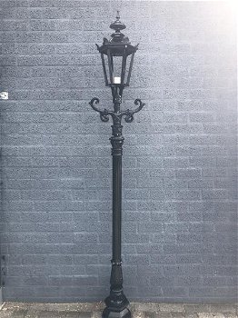 Buitenlamp,parklamp, lantaarn aluminium, 215 cm-zwart - 7