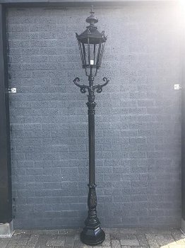 Buitenlamp,gegoten aluminium, 270 cm-zwart , parklamp - 0