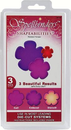 NIEUW snijmallen Shapeabilities Nested Flower van Spellbinders