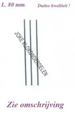 = Tamponstaal = 3 stuks =417022