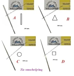 1e Kwaliteit precisie naaldvijl = Vallorbe Swiss=42014