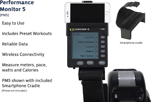 Concept2 Model D Indoor Roeitrainer met PM5 Prestatiemeter - 0