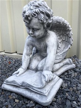 Engel met boek, beeld voor plechtigheid , grafbeeld ,graf - 2