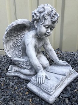 Engel met boek, beeld voor plechtigheid , grafbeeld ,graf - 4