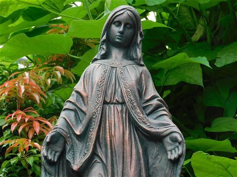 Fraai kerkelijk beeld Maria, polystone , heilige Maria beeld - 1