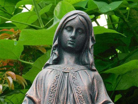 Fraai kerkelijk beeld Maria, polystone , heilige Maria beeld - 2