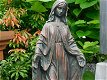 Fraai kerkelijk beeld Maria, polystone , heilige Maria beeld - 4 - Thumbnail