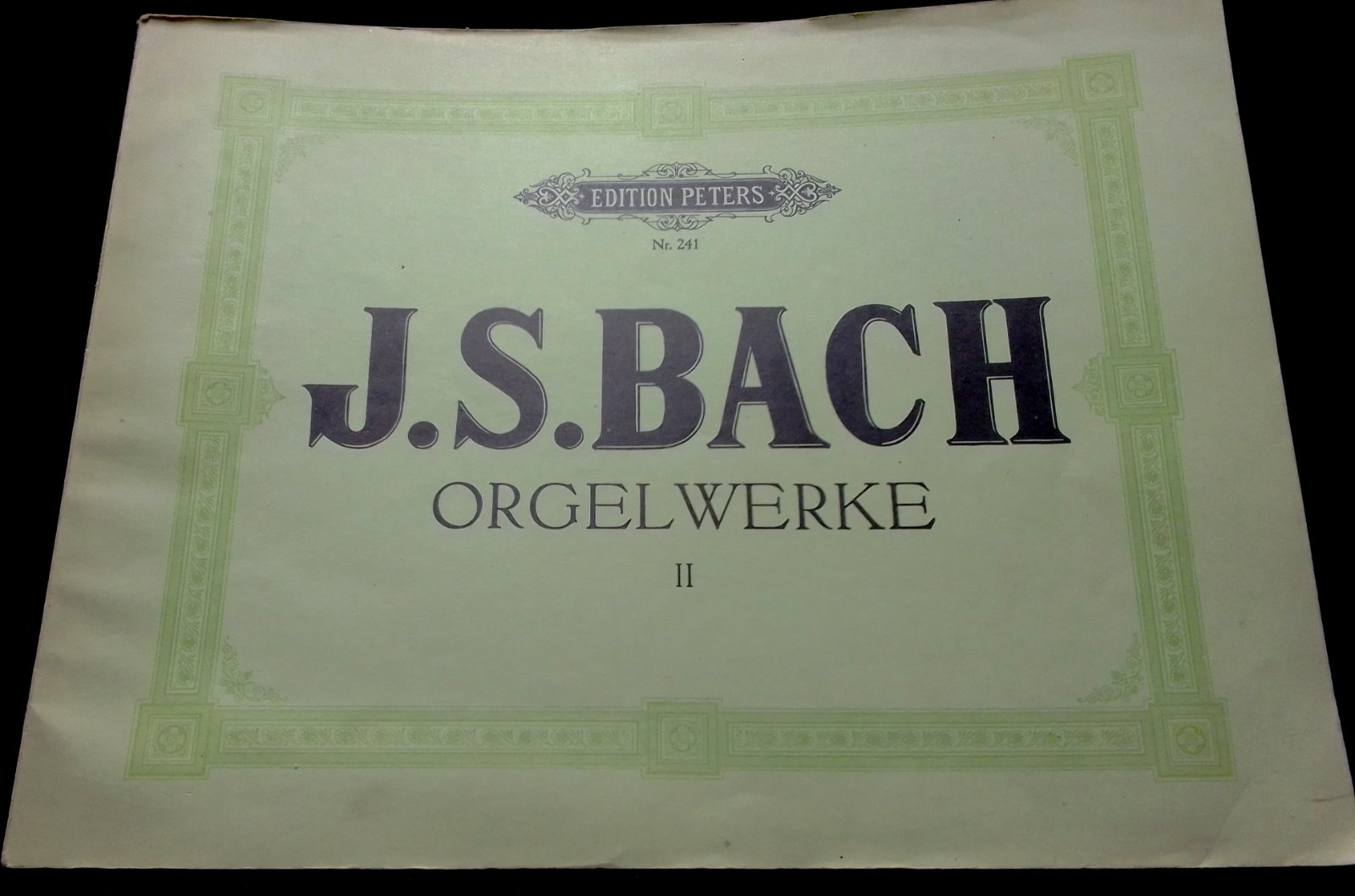 J.S. Bach, orgelwerken deel II, edition Peters nr.241,zgan - nr. 1