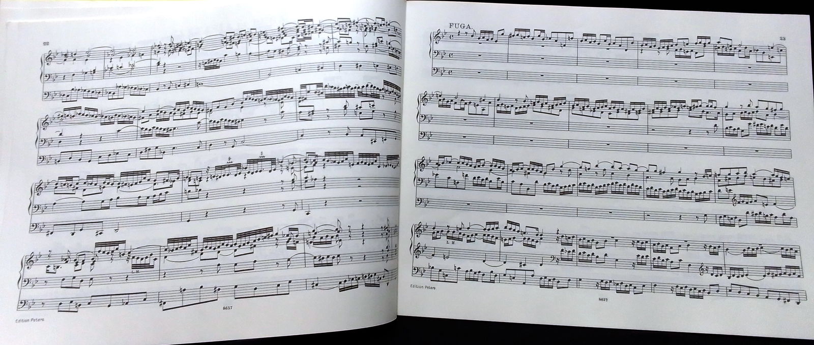 J.S. Bach, orgelwerken deel II, edition Peters nr.241,zgan - Afbeelding 6