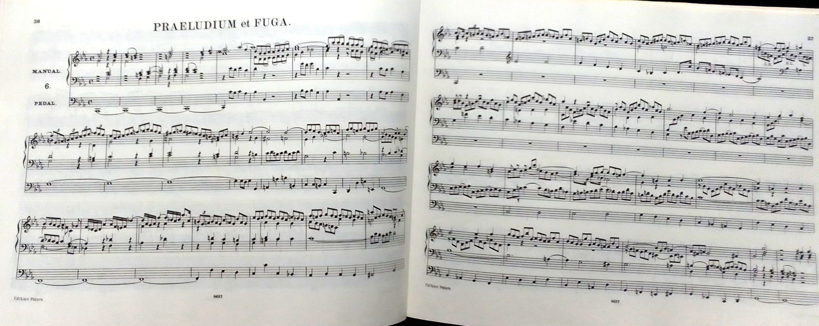 J.S. Bach, orgelwerken deel II, edition Peters nr.241,zgan - Afbeelding 8