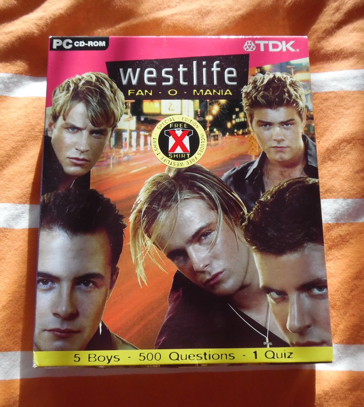 Te koop nieuwe CD-rom van Westlife Fan-O-Mania (nog geseald) - nr. 1