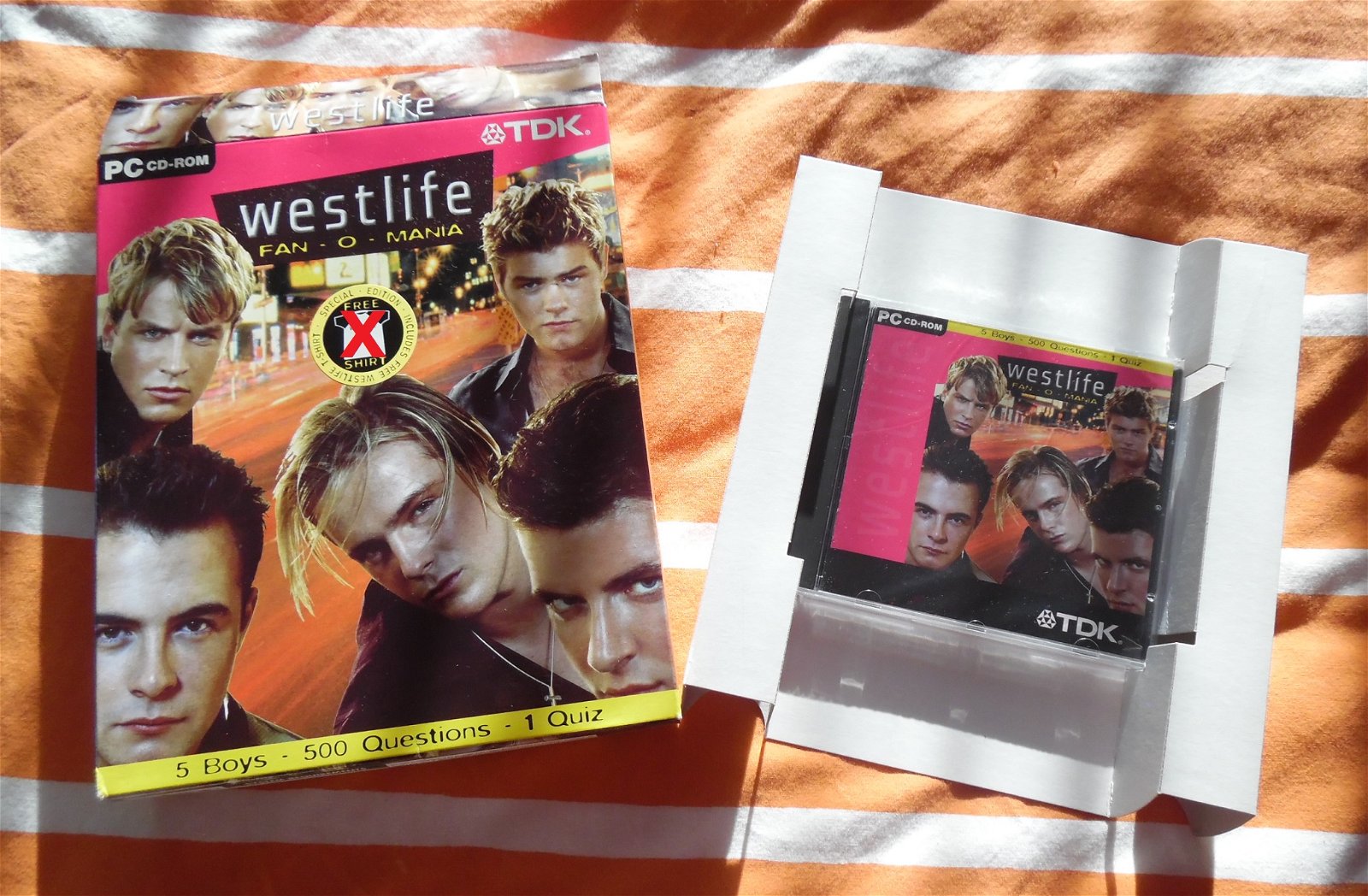 Te koop nieuwe CD-rom van Westlife Fan-O-Mania (nog geseald) - Afbeelding 4
