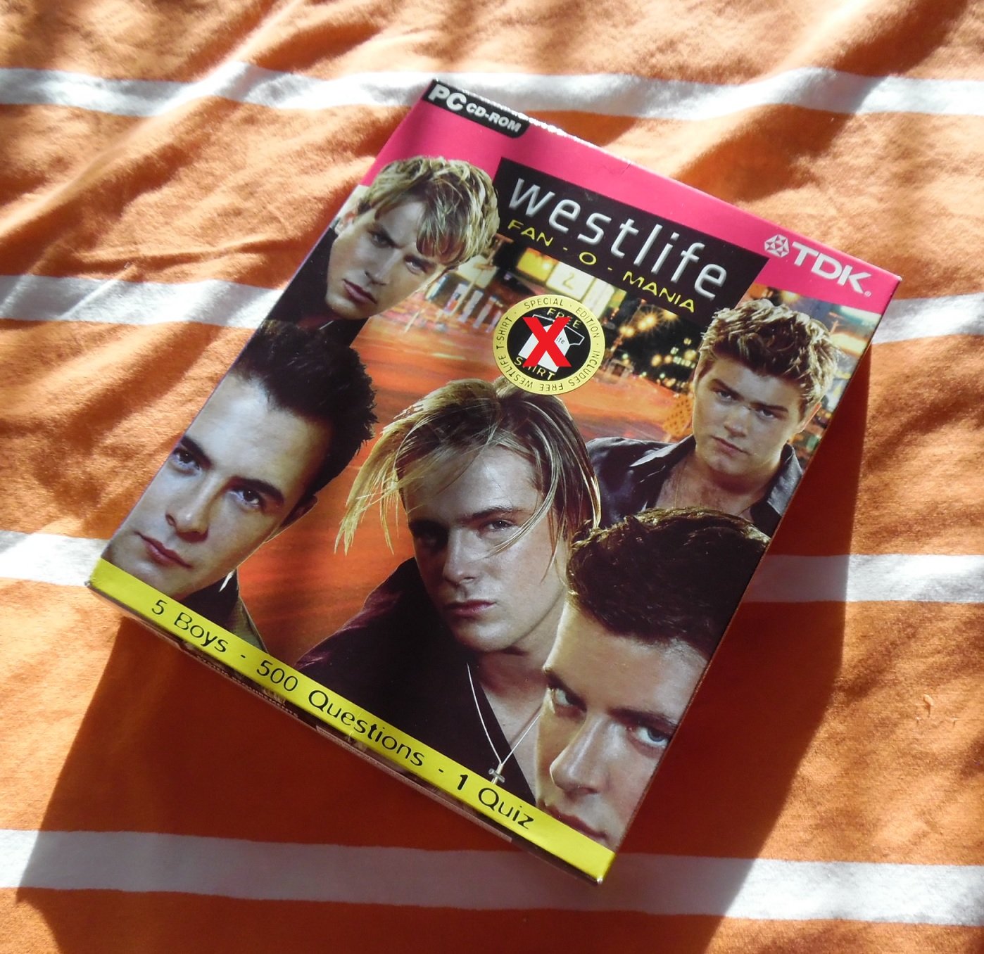 Te koop nieuwe CD-rom van Westlife Fan-O-Mania (nog geseald) - Afbeelding 8