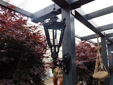 Klassieke tuinlamp, wandlamp, aluminium  , zwart,buitenlamp