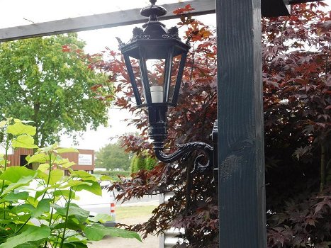 Klassieke tuinlamp, wandlamp, aluminium , zwart,buitenlamp - 6