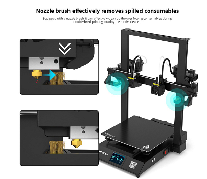 Tronxy Gemini S Dual Extruder 3D Printer Support Soluble - 7