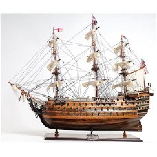 hand vervaardigd houten oorlogschip, HMS VICTORY 