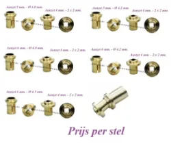 Uur / Minuut wijzer bus = Franse pendule =35729
