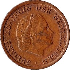 Nederland juliana 1 cent 1975