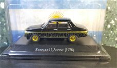 Renault 12 Alpine 1978 zwart 1:43 Atlas