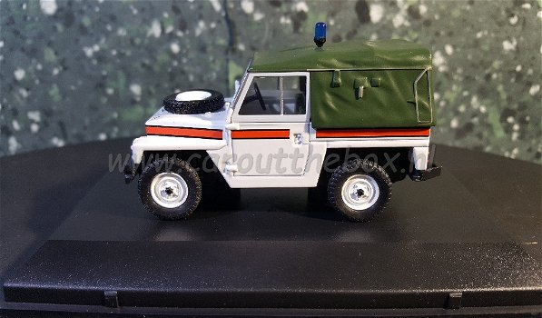 Land Rover lightweight RAF police 1:43 Oxford - 0