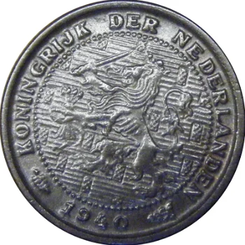 Nederland 0,5 cent Wilhelmina 1934 - 0