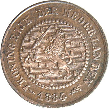 Nederland 0,5 cent Willem3 1878 - 0