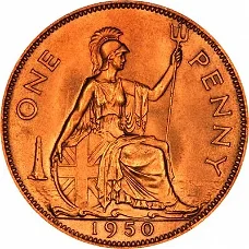 Groot Brittanië 1 penny 1949