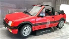 1:18 Solido 1989 Peugeot 205 CTI Cabriolet rood - 0 - Thumbnail