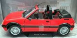 1:18 Solido 1989 Peugeot 205 CTI Cabriolet rood - 2 - Thumbnail
