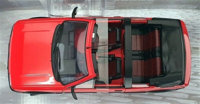 1:18 Solido 1989 Peugeot 205 CTI Cabriolet rood - 3